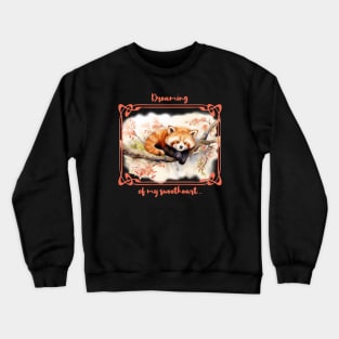 Sleeping red panda Crewneck Sweatshirt